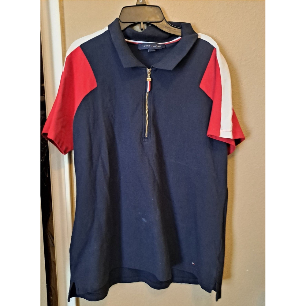 Tommy Hilfiger Polo Shirt with Zipper